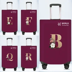 Travel needments Travel Luggage Cover Dust Proof Scratch Resistant Reusable Non-woven Cover Gold Letter Series 2024 New