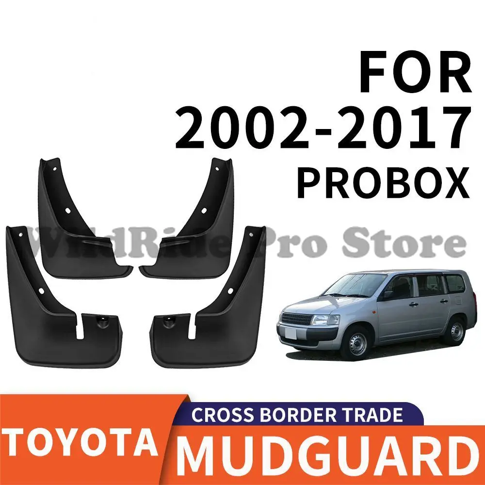 Przednie i tylne chlapacze do TOYOTA PROBOX 2002-2017, osłony błotników samochodowych, łatwa instalacja, ochrona, wodoodporne, motoryzacyjne.