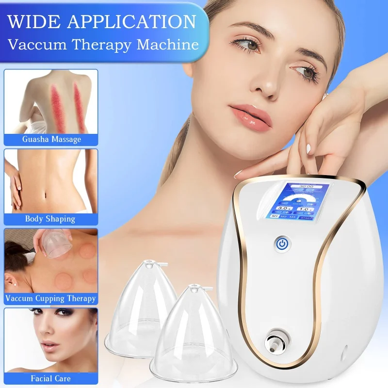 

Vacuum Massage Therapy Machine Breast Enlargement Butt Lifter Scraping Treatment Body Shaping Firming Detoxification