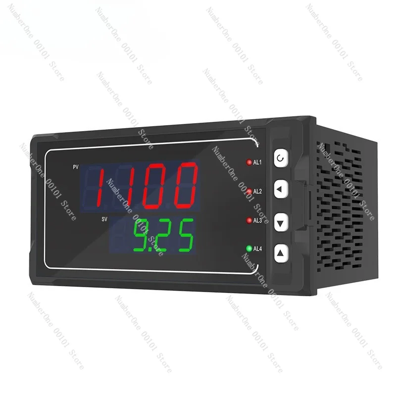 Industrial digital display temperature controller with temperature, pressure, and liquid level monitoring