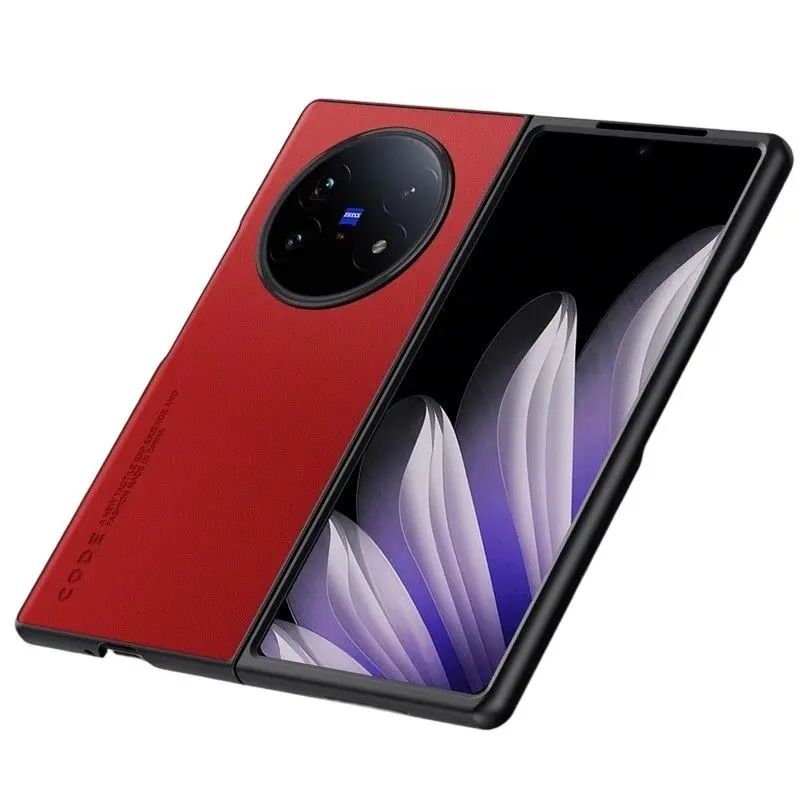 

Case For vivo x fold 5 Case Luxury Silicone Leather for vivo x fold 5 Back Cover Bumper