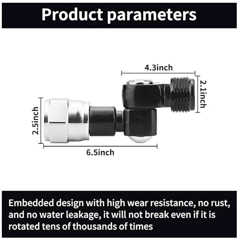 Multi Angle 7/8''F-7/8''for M Universal Swivel Joint Adapter Connector Accessories For Airless Paint Sprayer