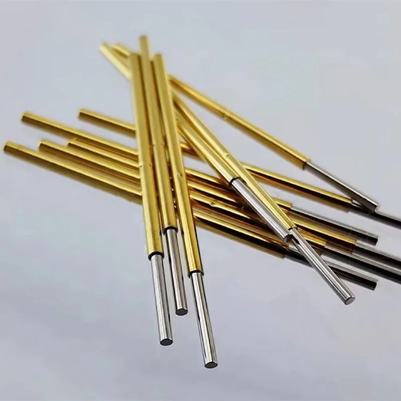20/100PCS P75-G1 Crown Needle Spring Test Probe Nickel-plated Test Pin Thimble Length 16.3mm Electronic Tool Metal Probe P75-G 6