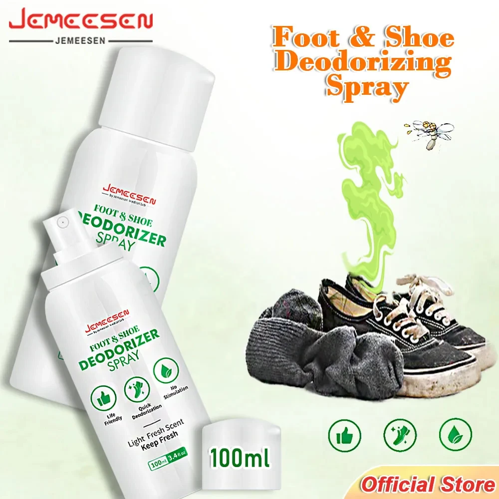 Jemeesen Foot Artifact Socks Foot Care Shoes & Foot Deodorization Spray Perfume Foot Odor Shoe Odor Deodorant Odor Removal Spray