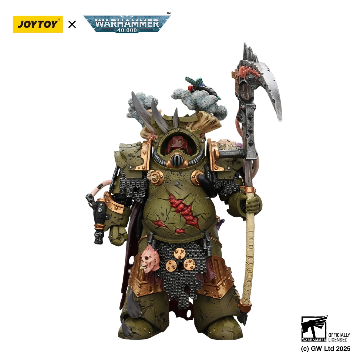 JOYTOY Warhammer 40K 1/18 Action Figure Death Guard Deathshroud Terminator Blightlord Terminator Icon bearer figures Toys