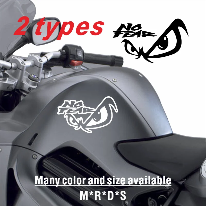 

Vinyl Decal No Fear Car Sticker Waterproof Decor for Auto Truck on Bumper Rear Window Choose Size