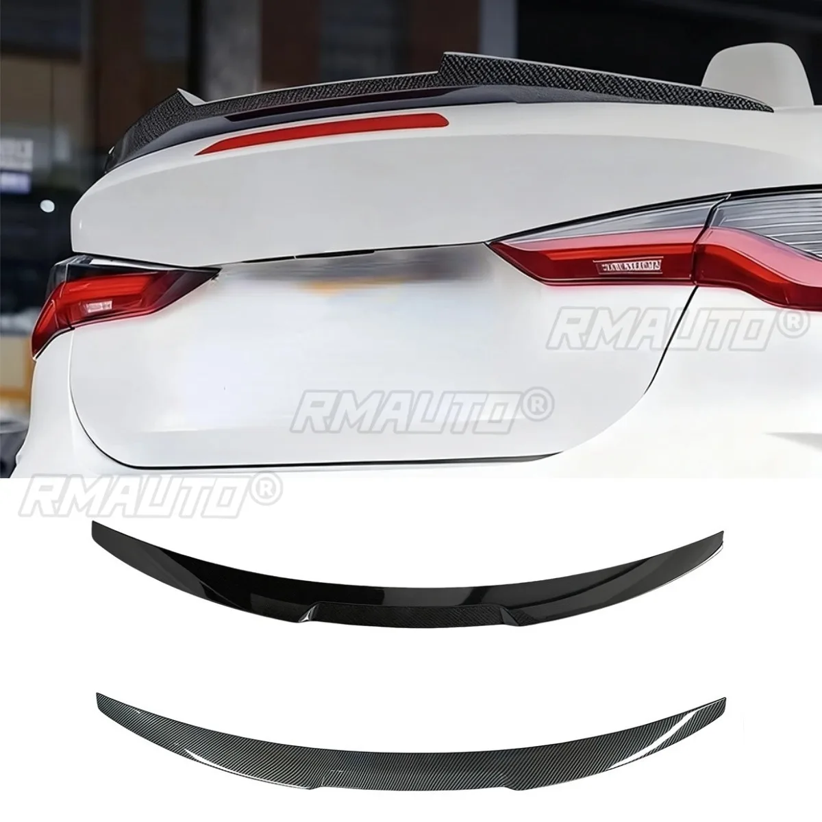 

Car Rear Trunk Spoiler Wing Modification Part Rear Trunk Spoiler Wing Car Accessories Exterior Part For BMW 4 Series G22 2021+