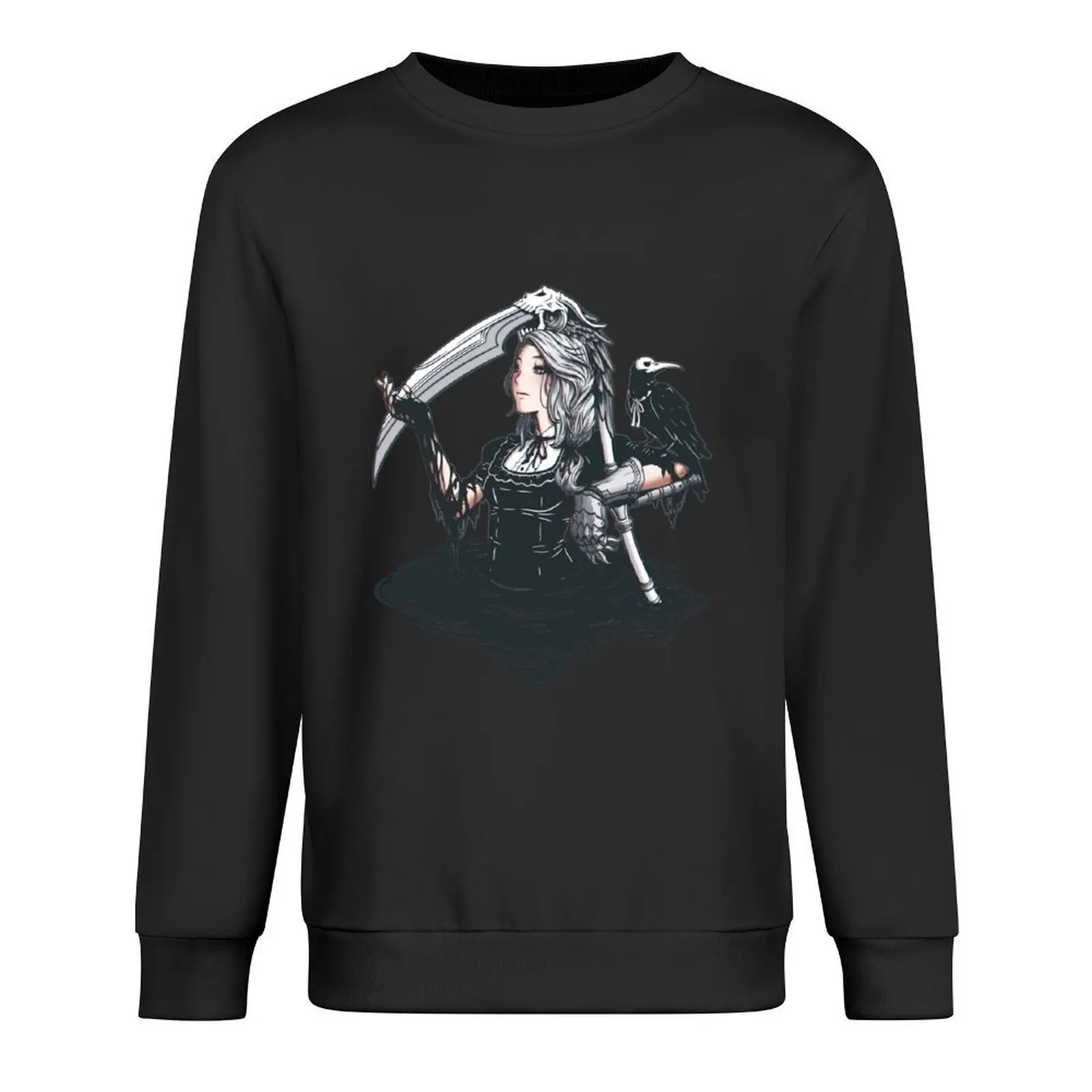 

Black, White & Black Pullover anime clothing autumn blouse men wear hooded sweatshirts