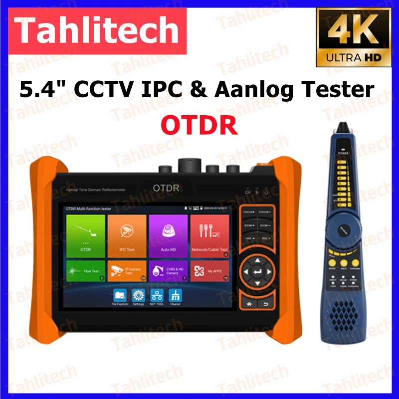 

4K 5.4inch CCTV IPC Analog Tester Multi-functional OTDR and Measuring Instrument Optional HDMI /VGA input Digital Cable Tracer