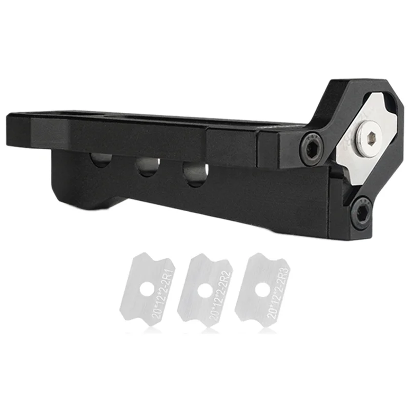 New Woodworking Edge Banding Manual Arc Trimmer Furniture Eco-Board Chamferer Fillet Scraper(R1+R2+R3)