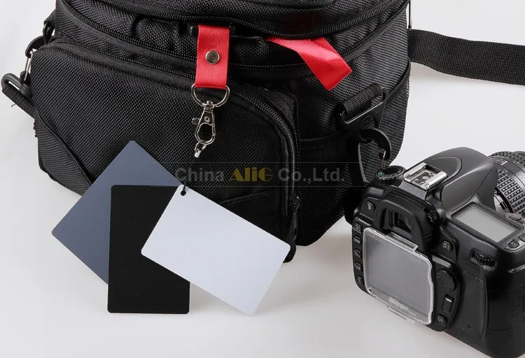 50 Pieces Black White Gray Three Colors Balance Card for DSLR Camera Photo Studio Accessories Wholesale