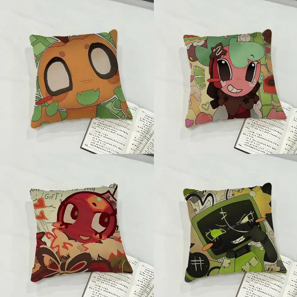 Funny Game D-Dandys World Case Plush Fabric Soft Pillowcase Double Sided Print Cushion Cover Household Gifts