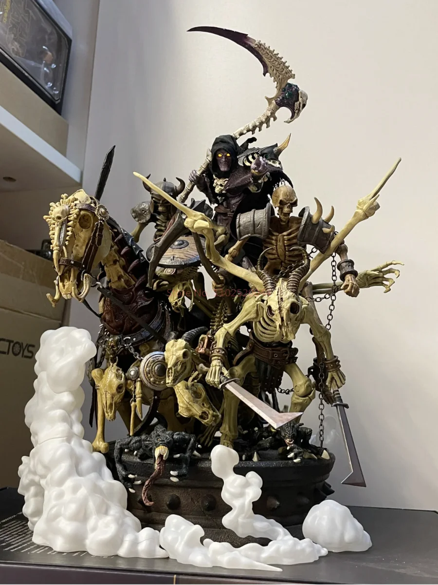 

6-дюймовый набор экшн-фигурок Undead Warlock Baron Salman-оригинальные игрушки-памяти, масштаб 1/12, маленький солдат-демон, коллекционная кукла