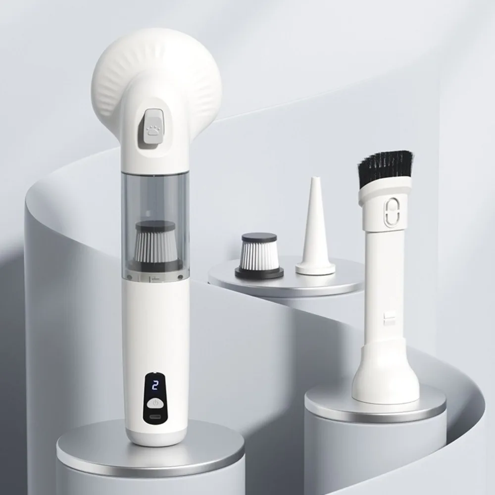 Wireless Handheld Vacuum Cleaner Strong Suction Type-C Rechargeable Pet Vacuum Cleaner Low Noise Multi-functional