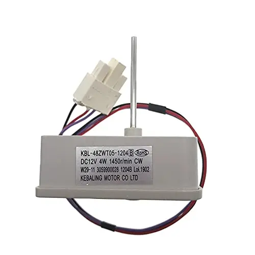 KBL-48ZWT05-1204 B Refrigerator Ventilation Fan Motor KBL-48ZWT05-1204B DC12V 4W 1450RPM