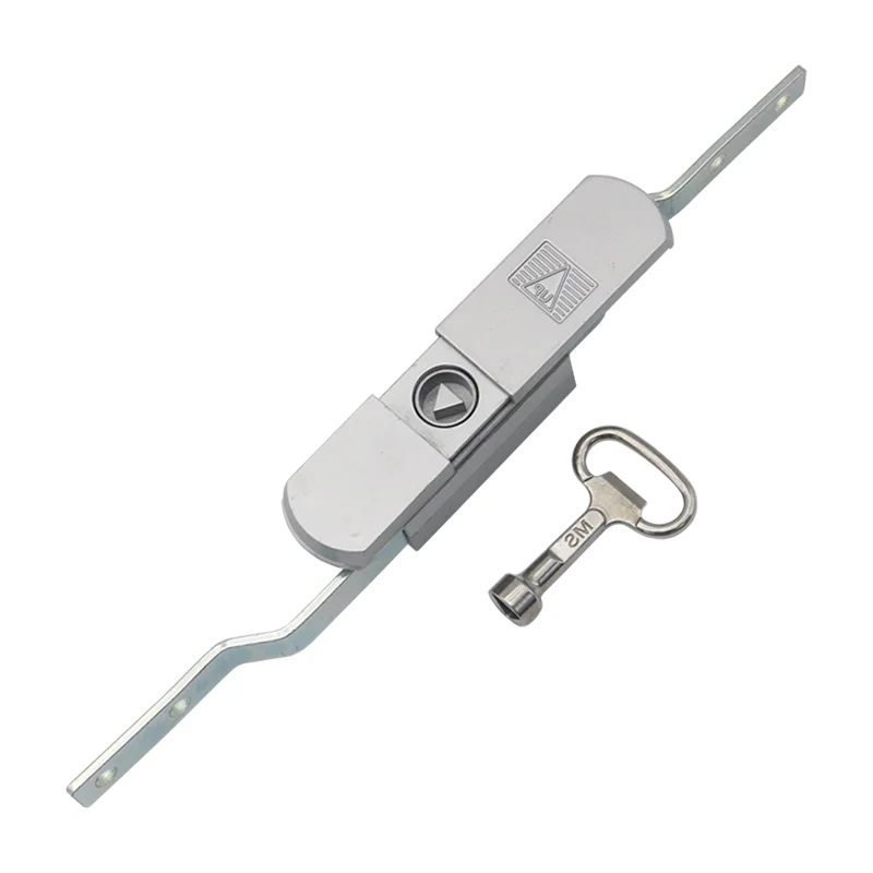 (2pcs) Zinc Alloy Chain Lock Upper And Lower Cabinet Lock Used For Electrical Cabinet Distribution Box Door Lock