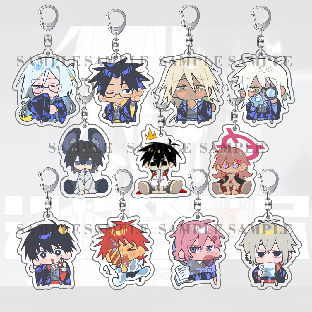 Anime False Memory Cute Chibi Acrylic Keychain Desktop Decoration Gift Guan Chao/Fang Tang for Anime Fans Gift Bag Accessory