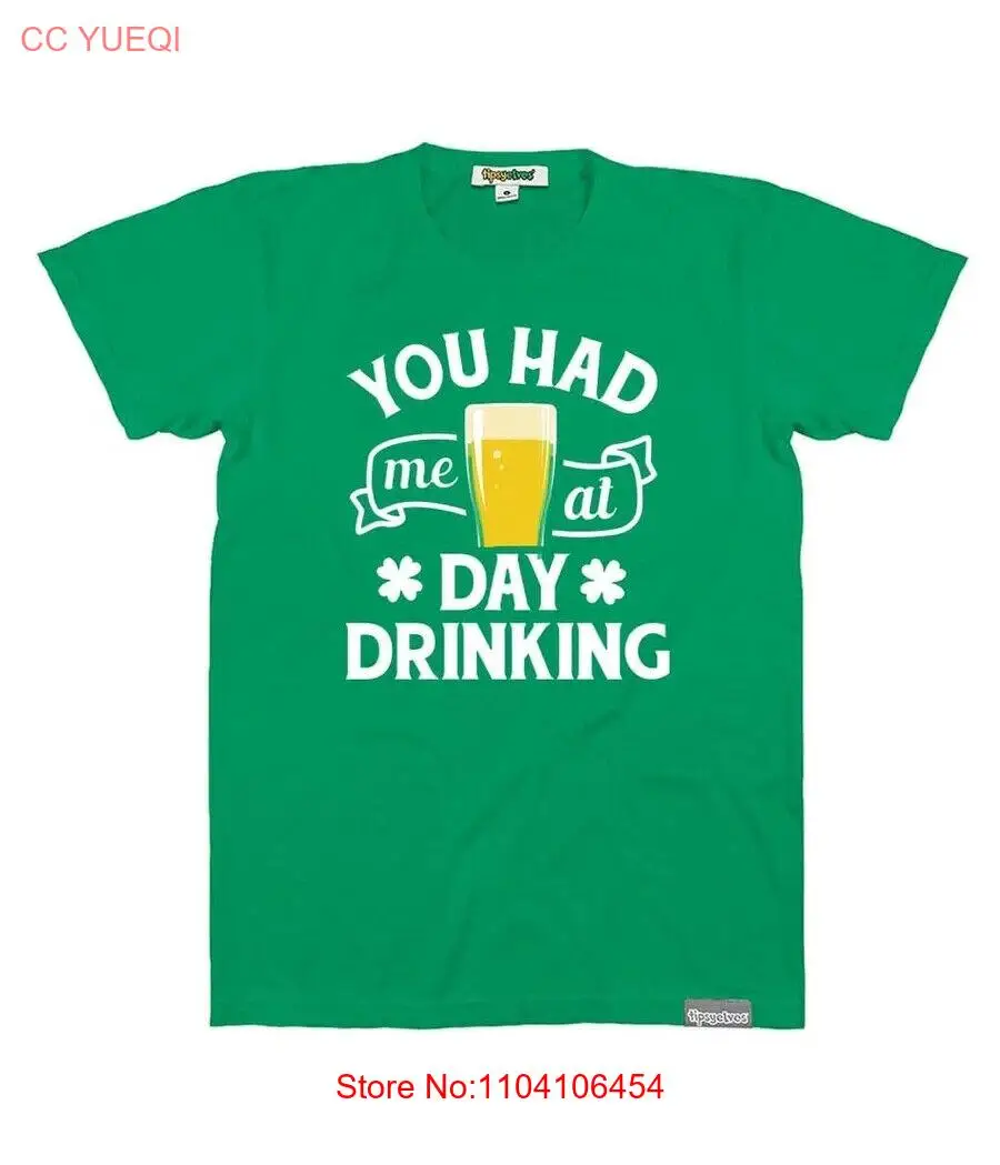 TIPSY ELVES DAY DRINKING TEE Men's Size Large GREEN ST PATRICKS DAY NEW!!