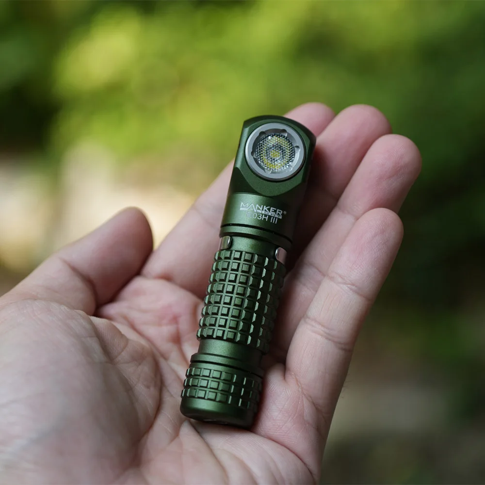 Mankerlight E03H III Army Green 1200 Lumens Pocket EDC Flashlight