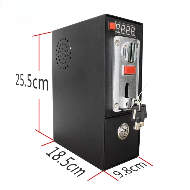 Coin Operared Timer Control Box with 6 Kinds Coins Acceptor Selector for Washing Machine DG600F
