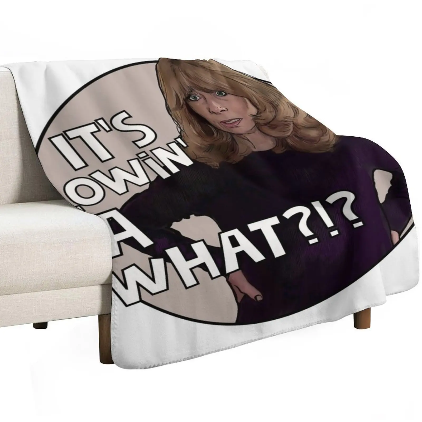 Blowing a Gail Platt. Coronation Street Throw Blanket Soft Plush Plaid Designers Thins Cute Thermal Blankets