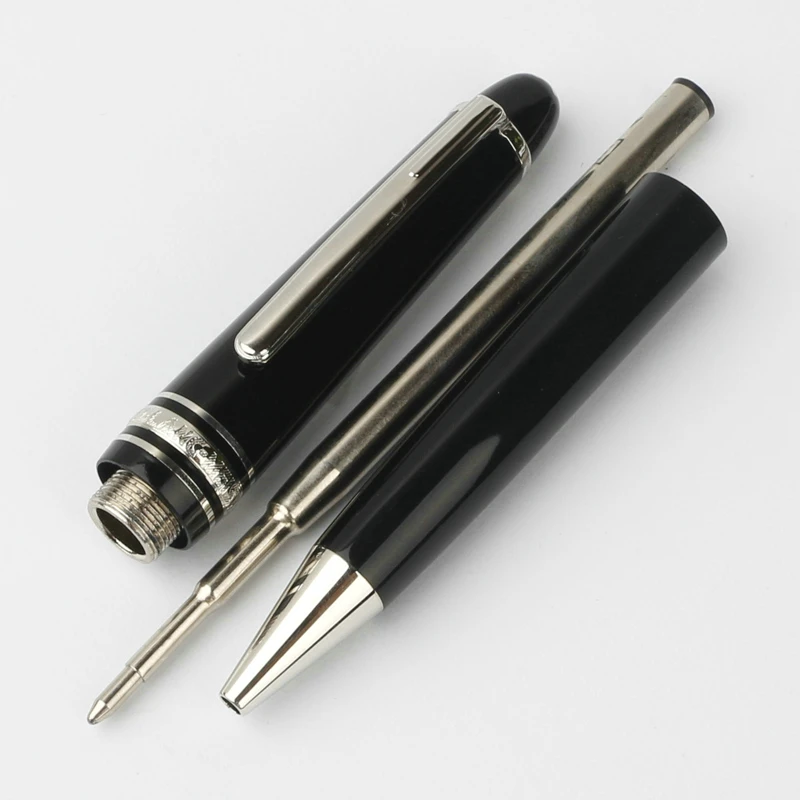 Luxury Msk-MB 163/145/149 Piston Filling Classique Ballpoint Fountain Pen Black Resin Monte 4810 Nib View Window