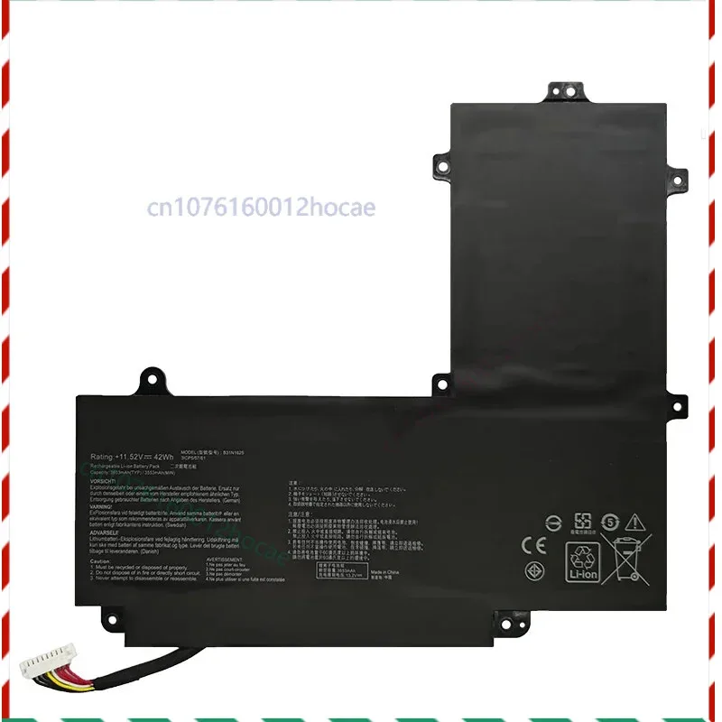 

Laptop Battery for Asus b31n1625 VivoBook flip 12 tp203mah tp203nah 11.52v 42W