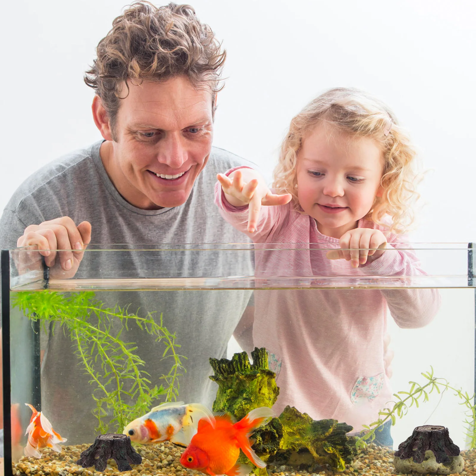 

Resin Aquarium Tree Root Decor Natural Fish Tank Hiding Cave For Freshwater Saltwater Durable Underwater Ornament