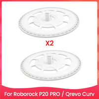 2PCS Mop Cloth Holder For Roborock P20 PRO / Qrevo Curv Vacuum Cleaner Replaceable Spare Parts Mop Pad Stand-A73Z