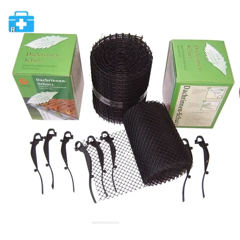 High quality household outdoor leaf filter plastic  HDPE eaves and grooves protective net