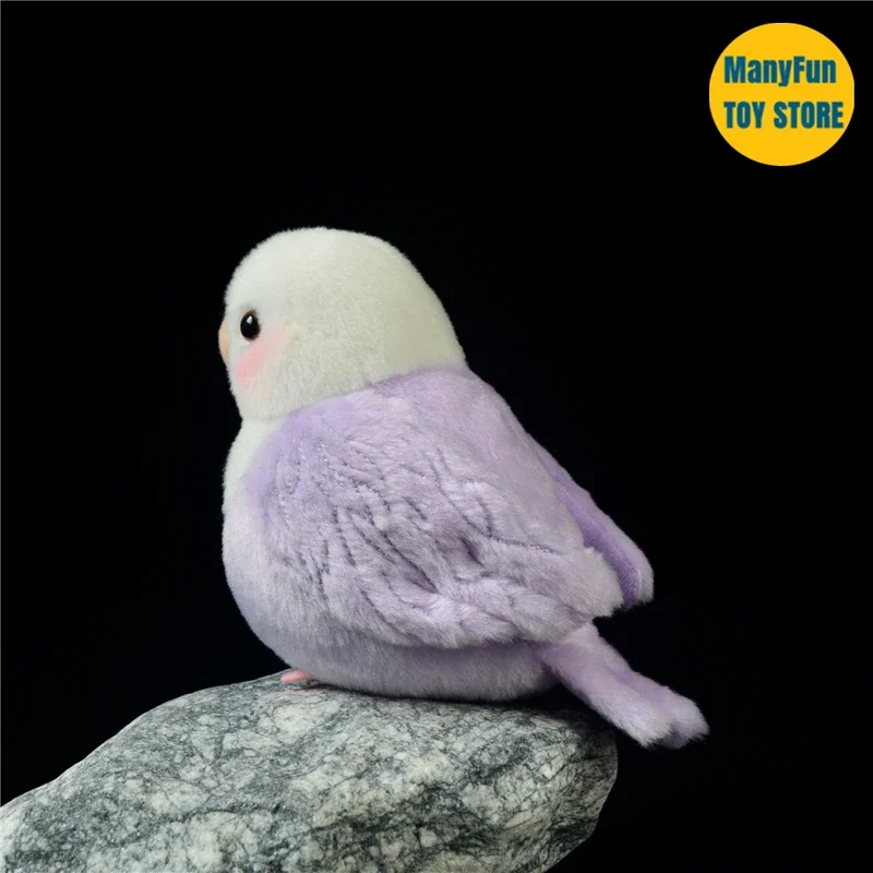 Pluszowa zabawka papuga piwonia, pluszak nierozłączka o wysokiej jakości, pluszowa zabawka papuga nierozłączka, realistyczna pluszowa zabawka budżgerigara, symulacja, lalka dla dzieci, kolekcjonerska.