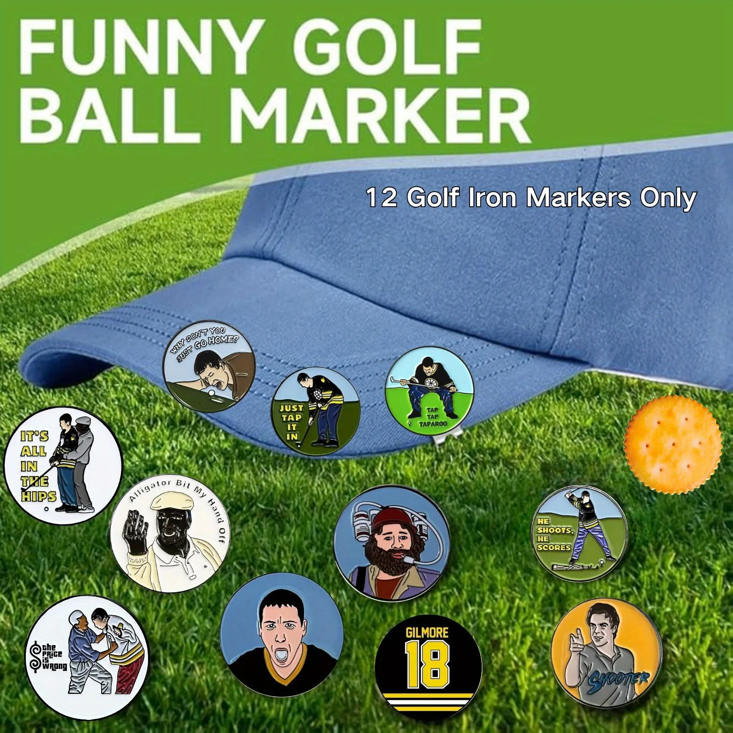 Thumbnail 4 - #10 New Golf Ball Markers Arrivals