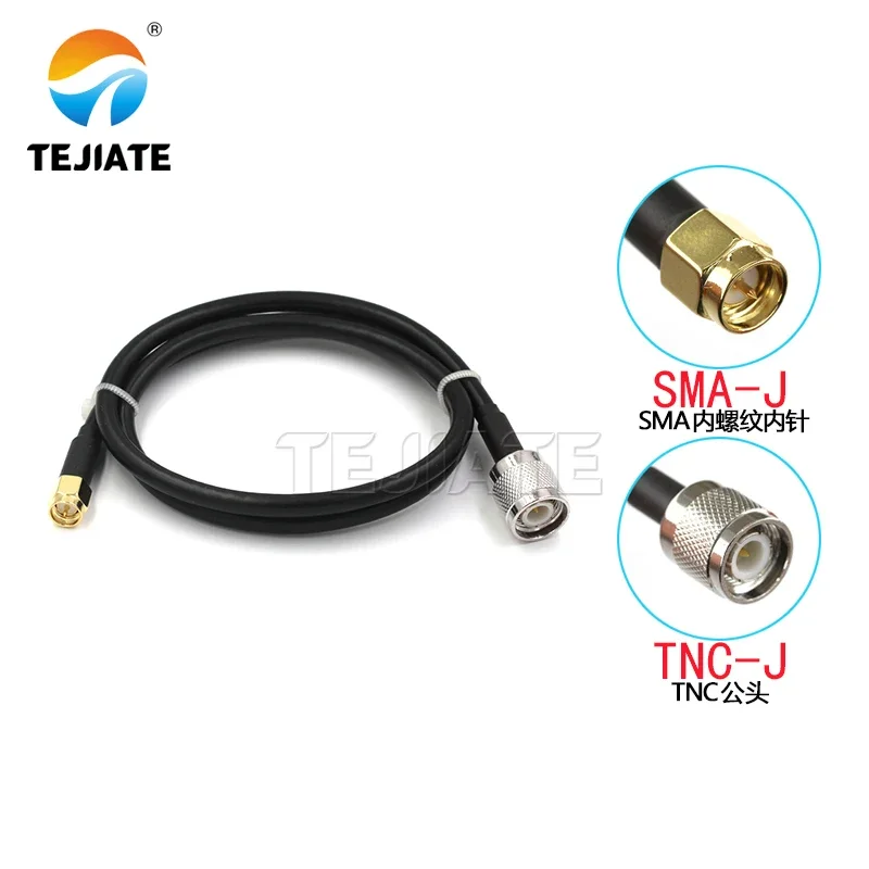 1PCS SMA to TNC RF Adapter TNC Male to SMA Jumper RG58 Low Loss Feeder GPS Antenna Extension Line 50-3 Impedance 50 Ohms