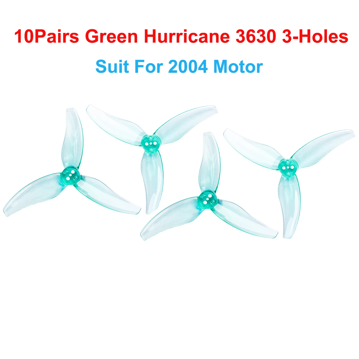 Gemfan(10CW+10CCW) Hurricane 3525 3630 4023 4525 3,5 Zoll/4 Zoll 1,5MM 3-Loch PC Propeller für 1806-2004 Motoren für FPV Freestyle – Detail 16