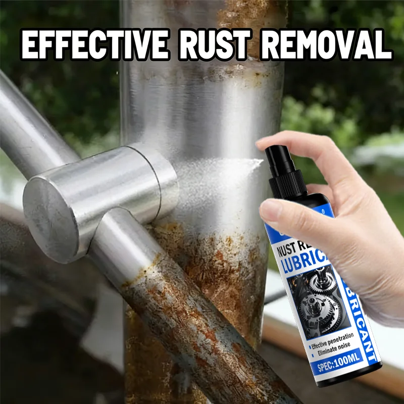 Multi-Purpose Rust Remover Spray For  Metal Tools, Car Parts, Bike Chains,Home Hardware Clean, Lubricate, Protect,Prevent Rust