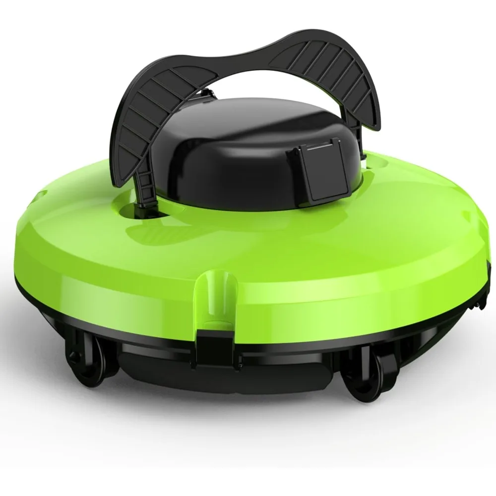 2025 Upgrade Robot Pool Vacuum for Above Ground Pool, Cordless Robotic Pool Cleaner Dual Motors, 120 Mins Runtime, Auto-Dock, Au