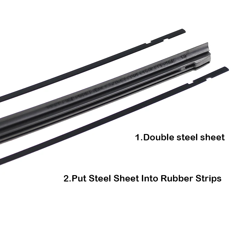 1pcs Windshield Car Wiper Blade Windscreen Insert Rubber Strip (Refill) 8mm Soft 14\