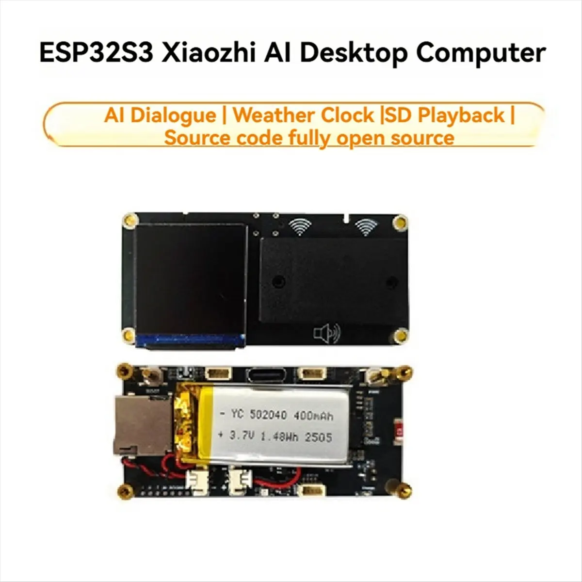Top Sale For XiaoZhi AI Voice Chat Robot - Development Board 1.3inch LCD Desktop Display Wifi Weather Station
