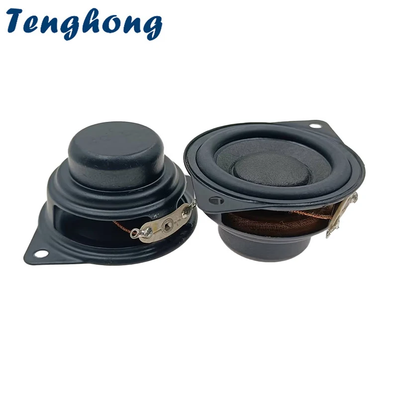 2 шт., 1,5 дюйма, 42 мм, полнодиапазонный динамик, 4 Ом, 5 Вт, двойной ушной проектор, Bluetooth-динамик для домашнего кинотеатра, звуковая система «сделай сам»
