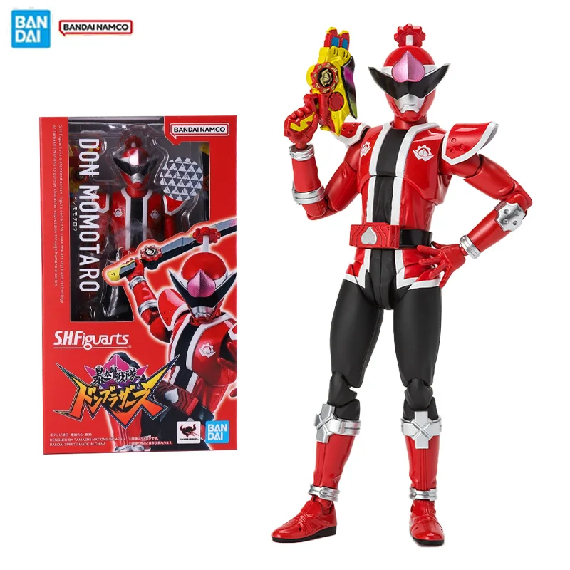 

Bandai Original Genuine Figure Avataro Sentai Donbrothers Anime Figures SHF Don Momotaro Collection Model Kit Action Figure Toys