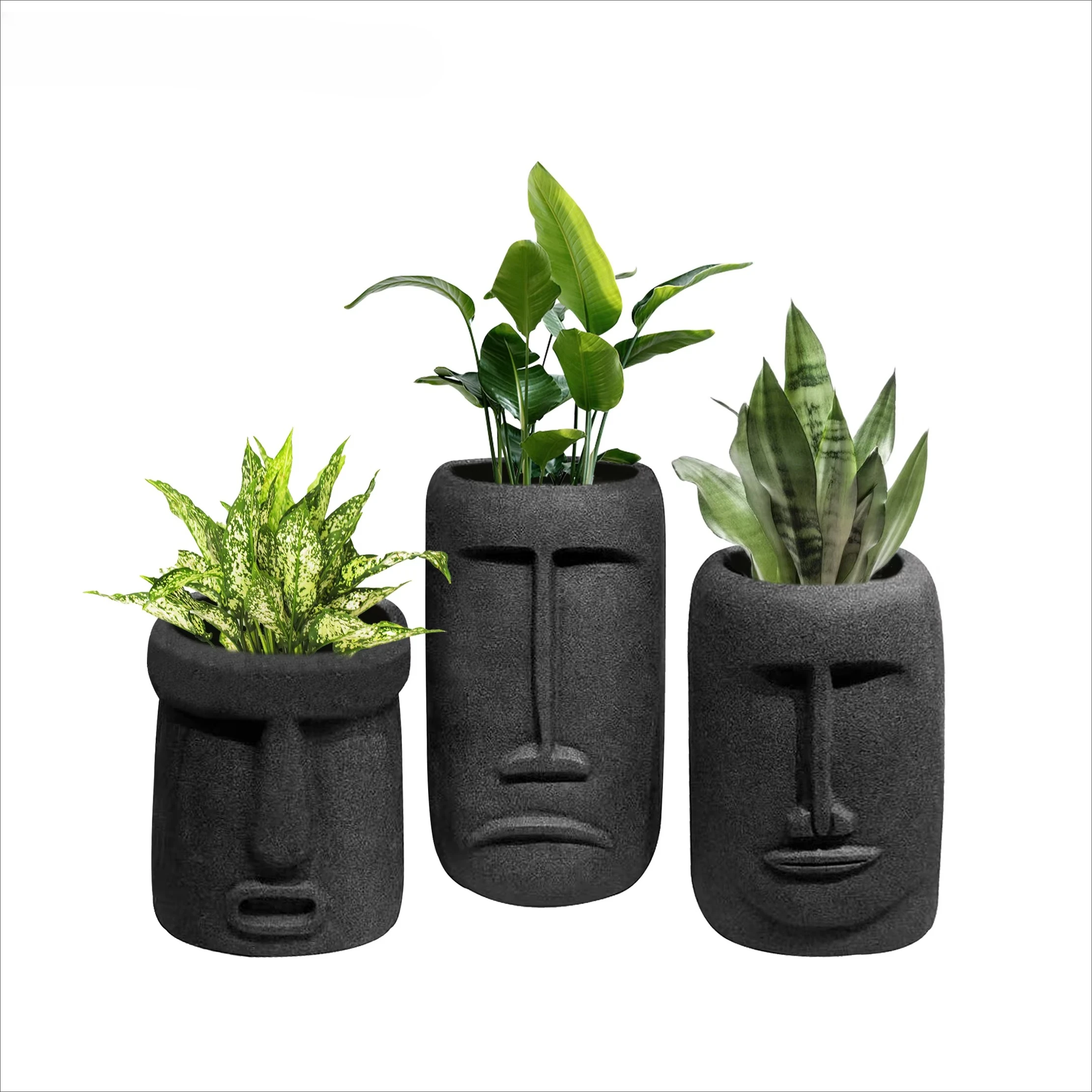 

Glass fiber flower pot mold hotel shopping mall decorative vase flower pot