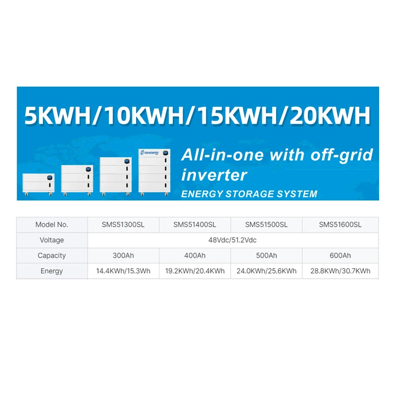 الكل في واحد 5kwh 10kwh 15kwh 48V 100ah Lifepo4 Lipo4 بطارية لتخزين الطاقة المنزلية مع بطارية النظام الشمسي مع العاكس