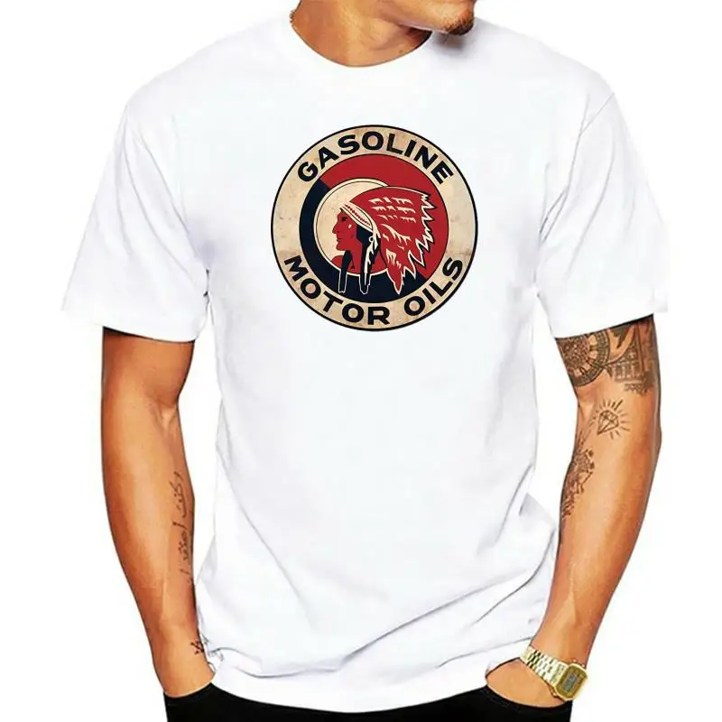 Red Indian Motor Oil - Mechanics Graphic Work Shirt  Short Sleeve