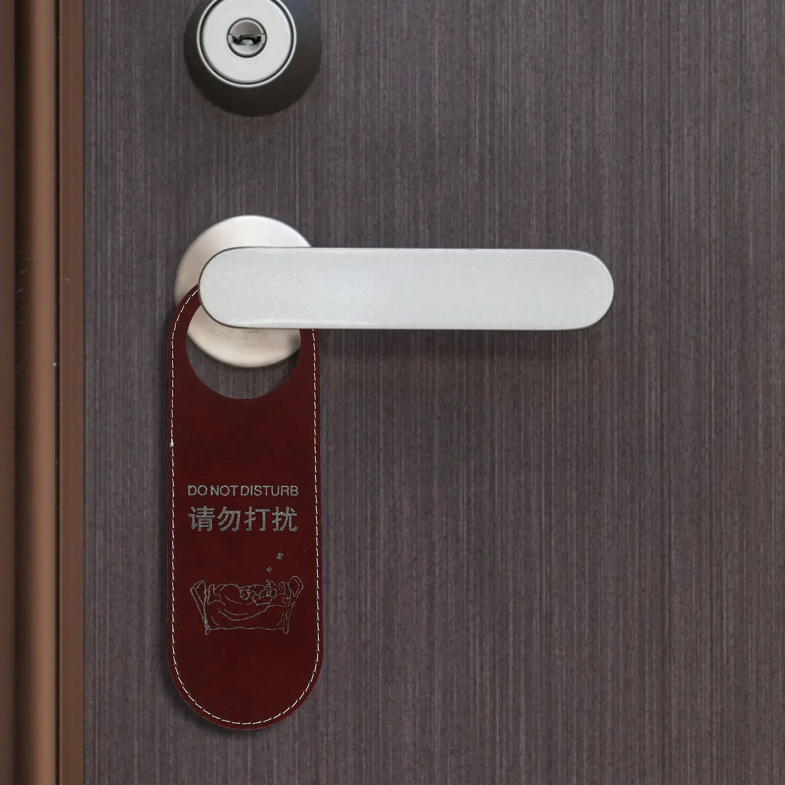 

3Pcs No Disturb Signs Mini Door Hanging Ornaments Hotel Home Decoration Party Supplies Creative Double Sided Door