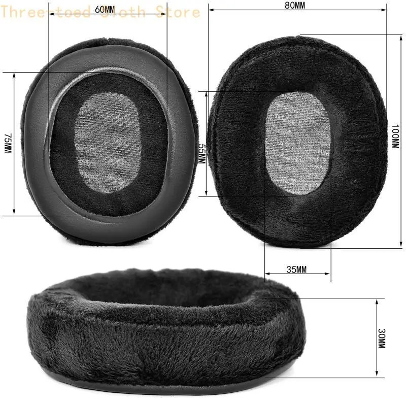 Komfortable Ohrpolster Schaumstoffkissen für MDR7506 Kopfhörer-Ohrenschützer Teile E74A – Detail 6