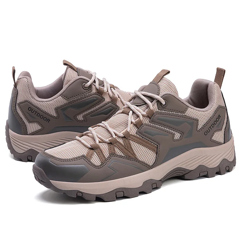 

Men Women Hiking Shoes Low Top Trail Running Sneakers Lightweight Breathable Outdoor Trekking Non-slip Athletic Walking Footwear