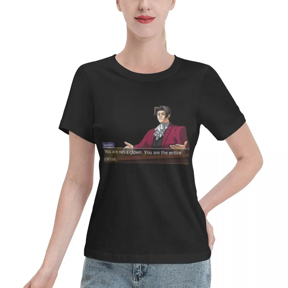 Spring Musthave Miles Edgeworth Women's T-shirt Travel Outfit Spring Autumn Top