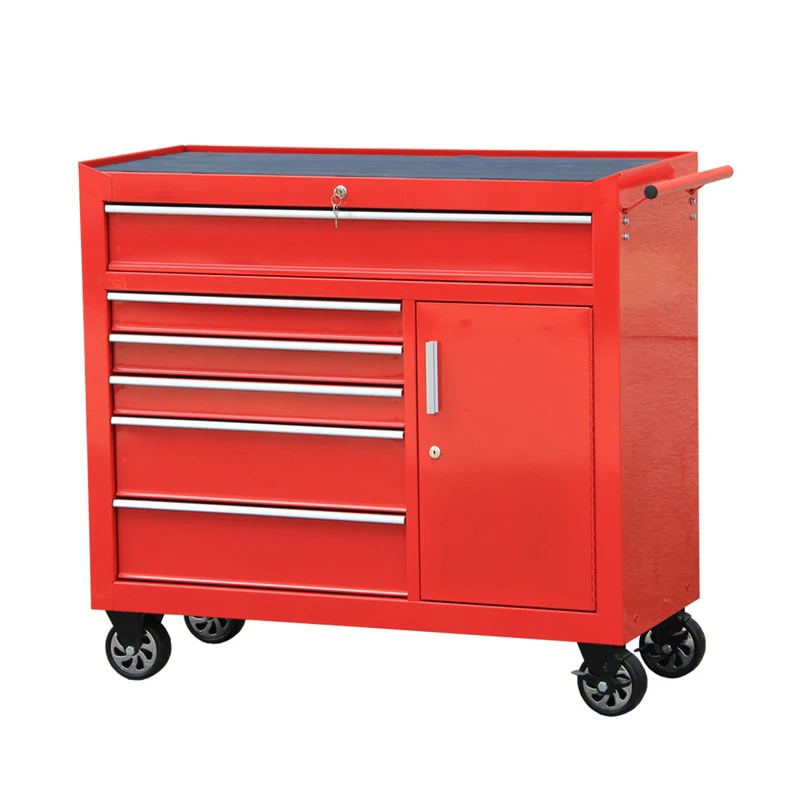 New TP-18 Increased multifunctional cabinet mobile cart trolley with lock box Multi-function  cart