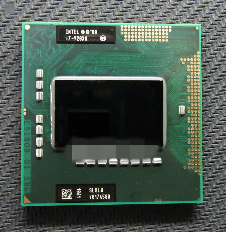 

Intel Core i7-920XM i7 920XM SLBLW 2.0 GHz Quad-Core Eight-Thread CPU Processor 8M 55W Socket G1 / rPGA988A