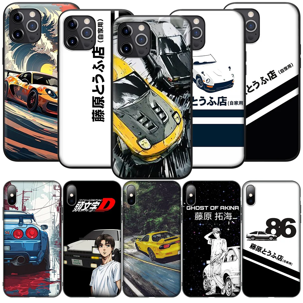 SO15 Anime Initial D Cover Phone Case for Xiaomi Mi 9T 10T 11T 11i 11 12 A2 A3 POCO X3 M3 M2 F3 Pro NFC